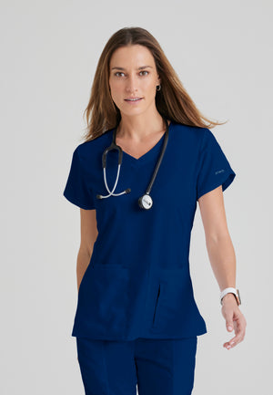 Cora 4-Pocket Scrub Top