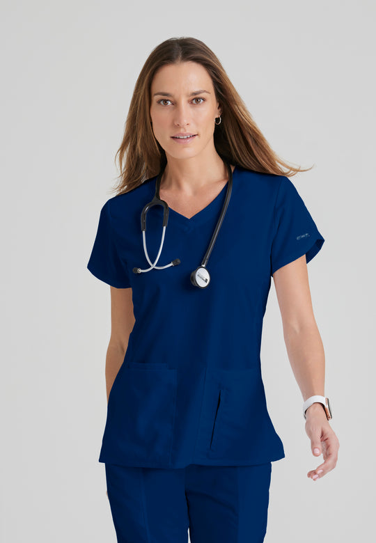 Cora 4-Pocket Scrub Top