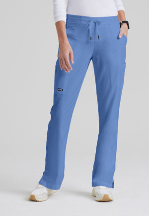 Mia 6-Pocket Low-Rise Straight Leg Scrub Pant