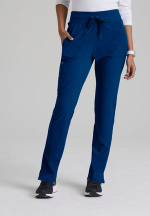 Uplift 5-Pocket Mid-Rise Tapered Leg Scrub Pant