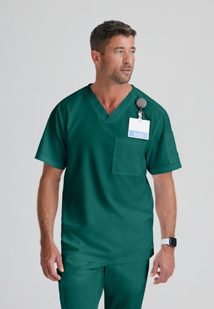 Evan 2-Pocket V-Neck Scrub Top