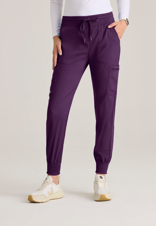 Carly 7-Pocket Mid-Rise Jogger Scrub Pant - Sale