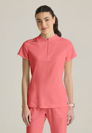 Kristi 2-Pocket Knit Collared Top