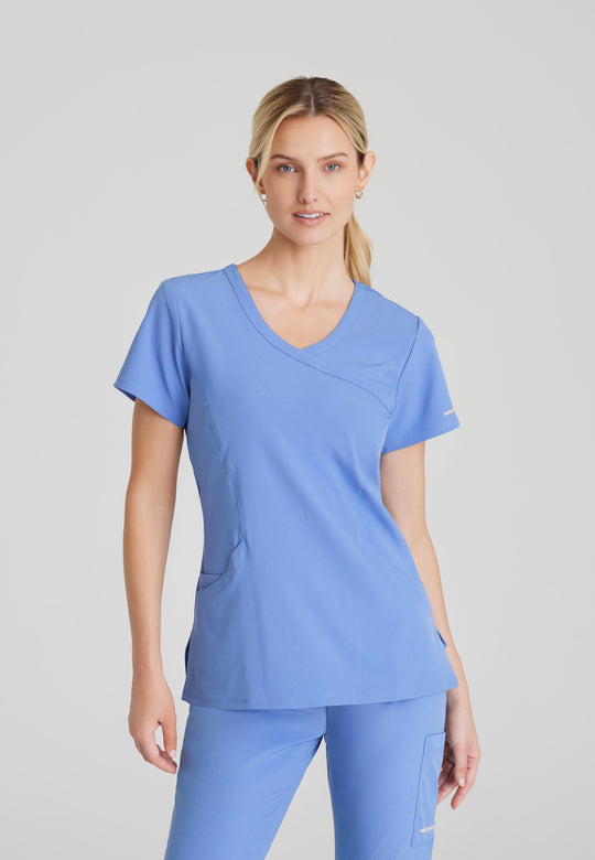 Reliance 3-Pocket Crossover V-Neck Scrub Top