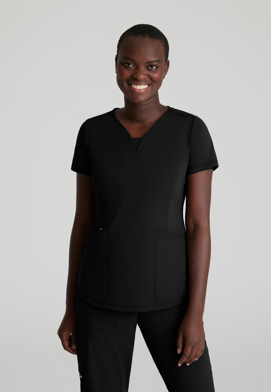 Serene 3-Pocket V-Neck Top