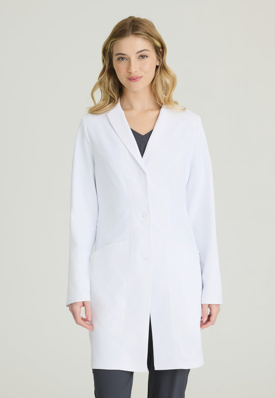 Flourish Women's 3 Pocket 36" 4-Button Lab Coat