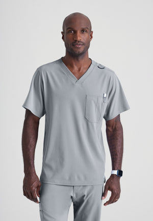 Structure 1-Pocket V-Neck Scrub Top